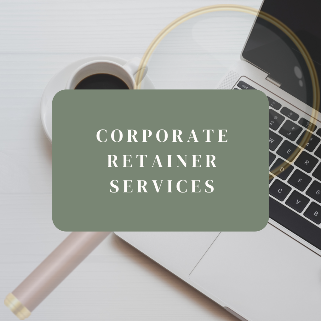 Corporate Retainer Investigations