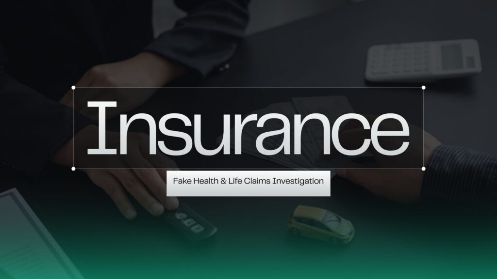 Fake Insurance Investigations